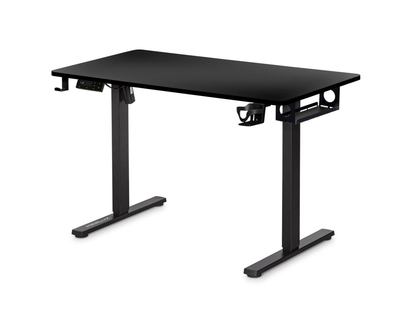Стіл з електрорегулюванням висоти Mealux PowerDesk Lite XL Black (EVO-202 Lite B/B)