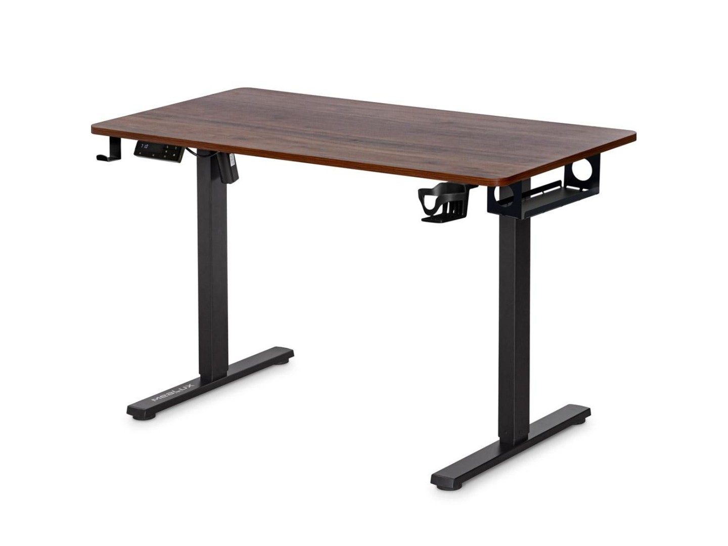 Стіл з електрорегулюванням висоти Mealux PowerDesk Lite XL Walnut (EVO-202 Lite Walnut/B)