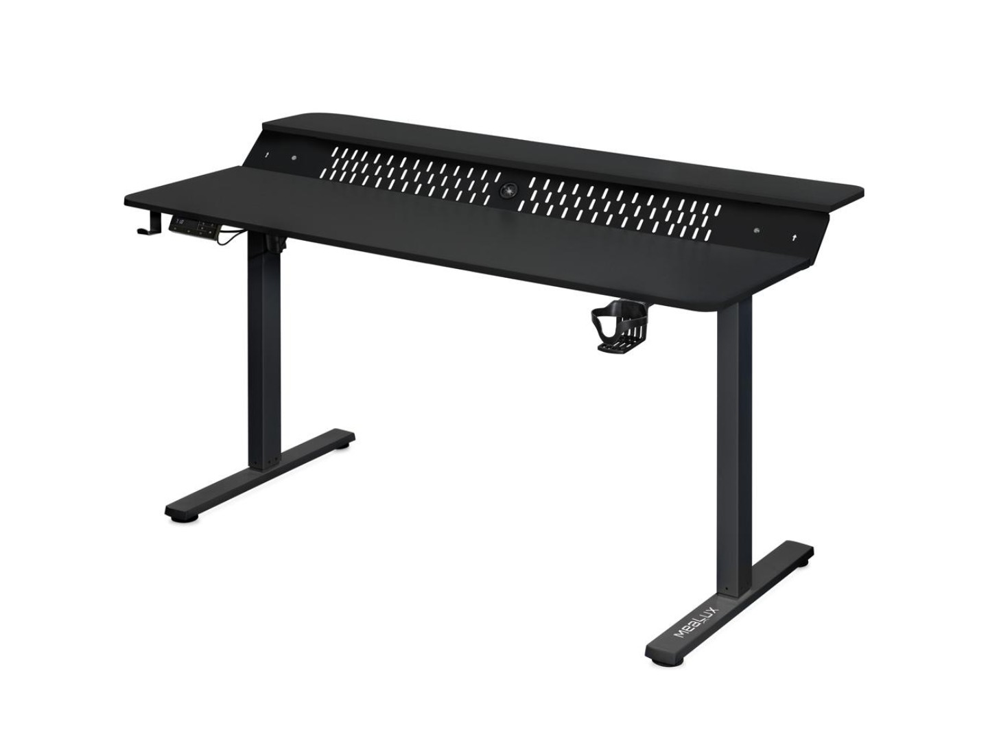 Стіл з електрорегулюванням висоти Mealux PowerDesk Extra Black (EVO-262 B/B) — фото 1