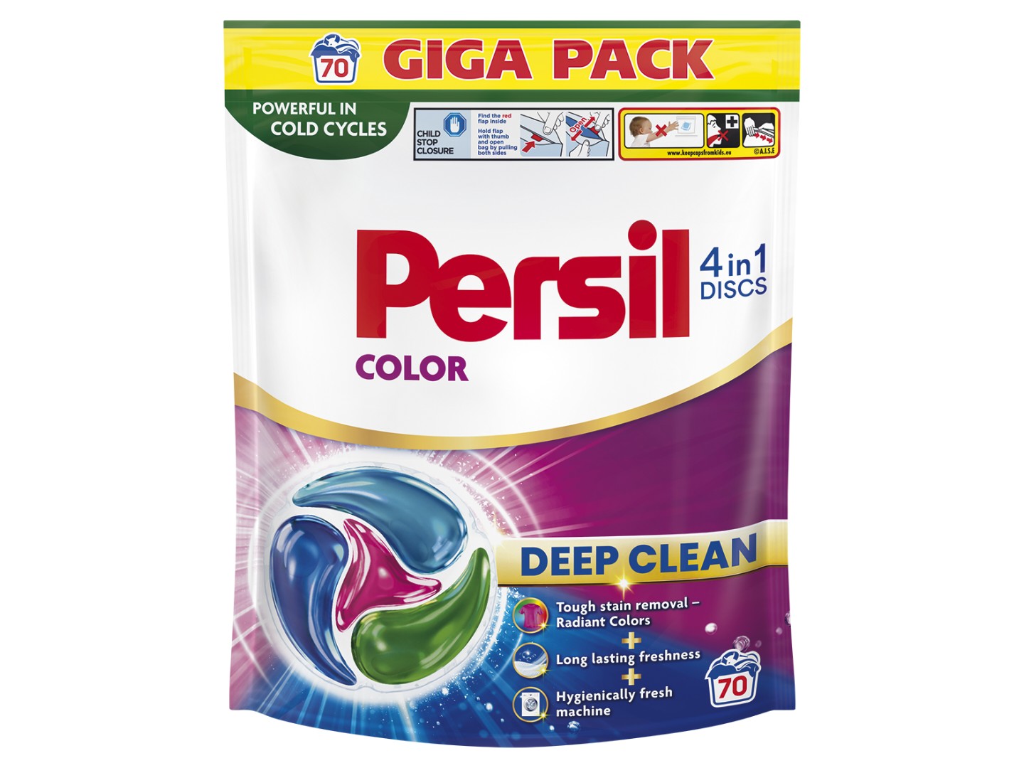 Капсули для прання Persil Колор, 70 шт