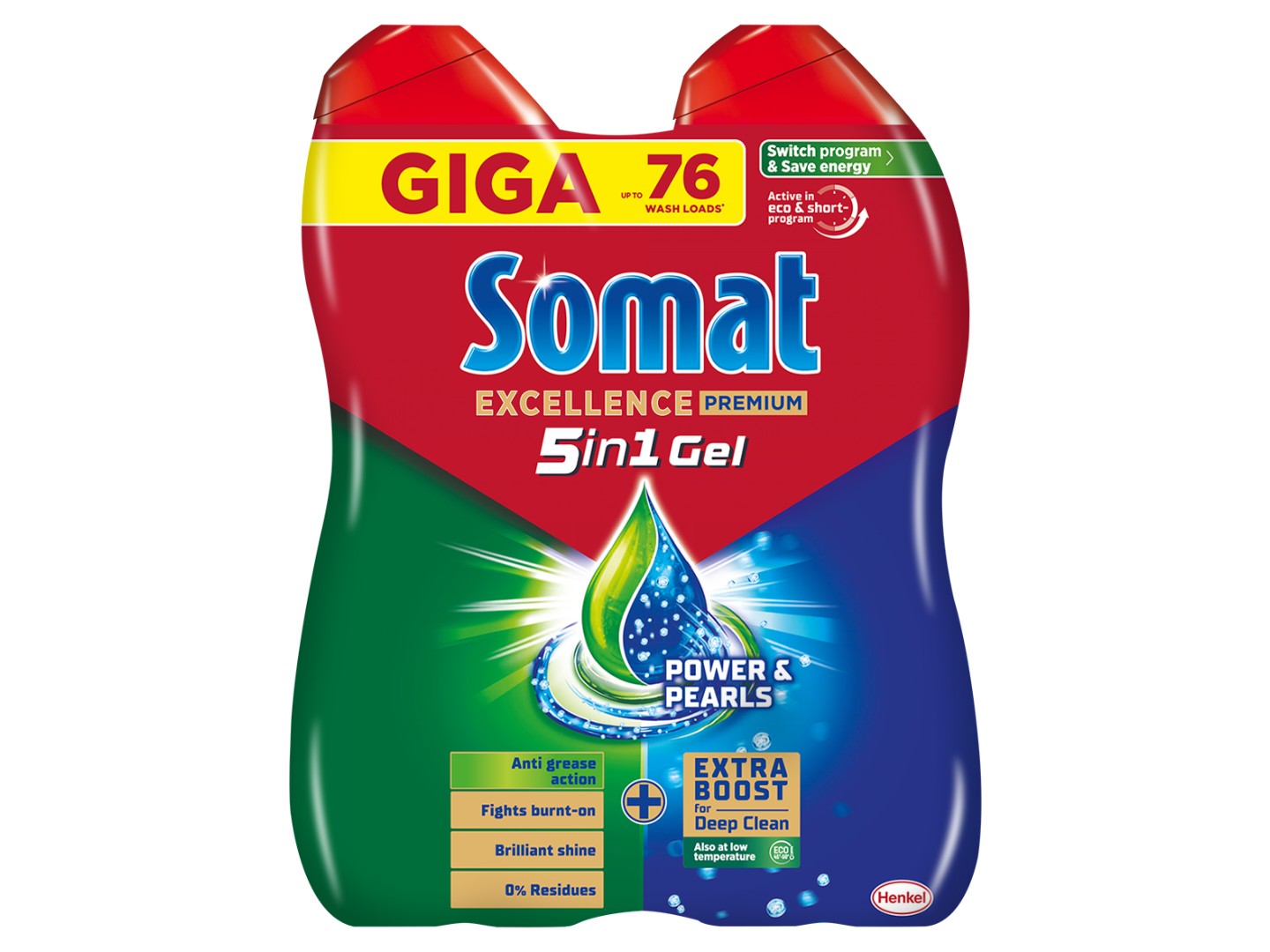 Гель для посудомийної машини Somat Exellence 684 + 684 мл