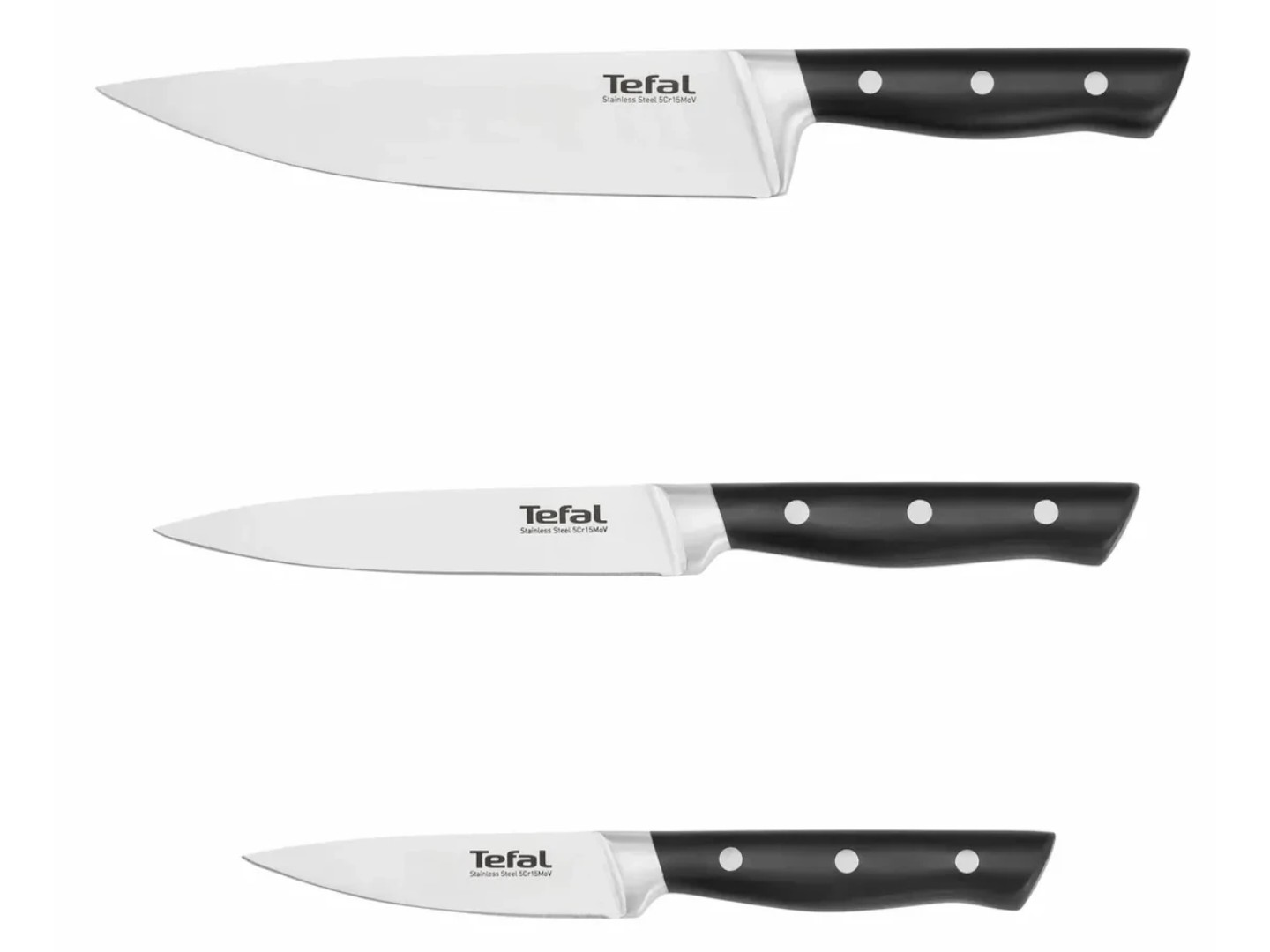 Набір ножів Tefal K281S3FT Perfect Resist 3 пр