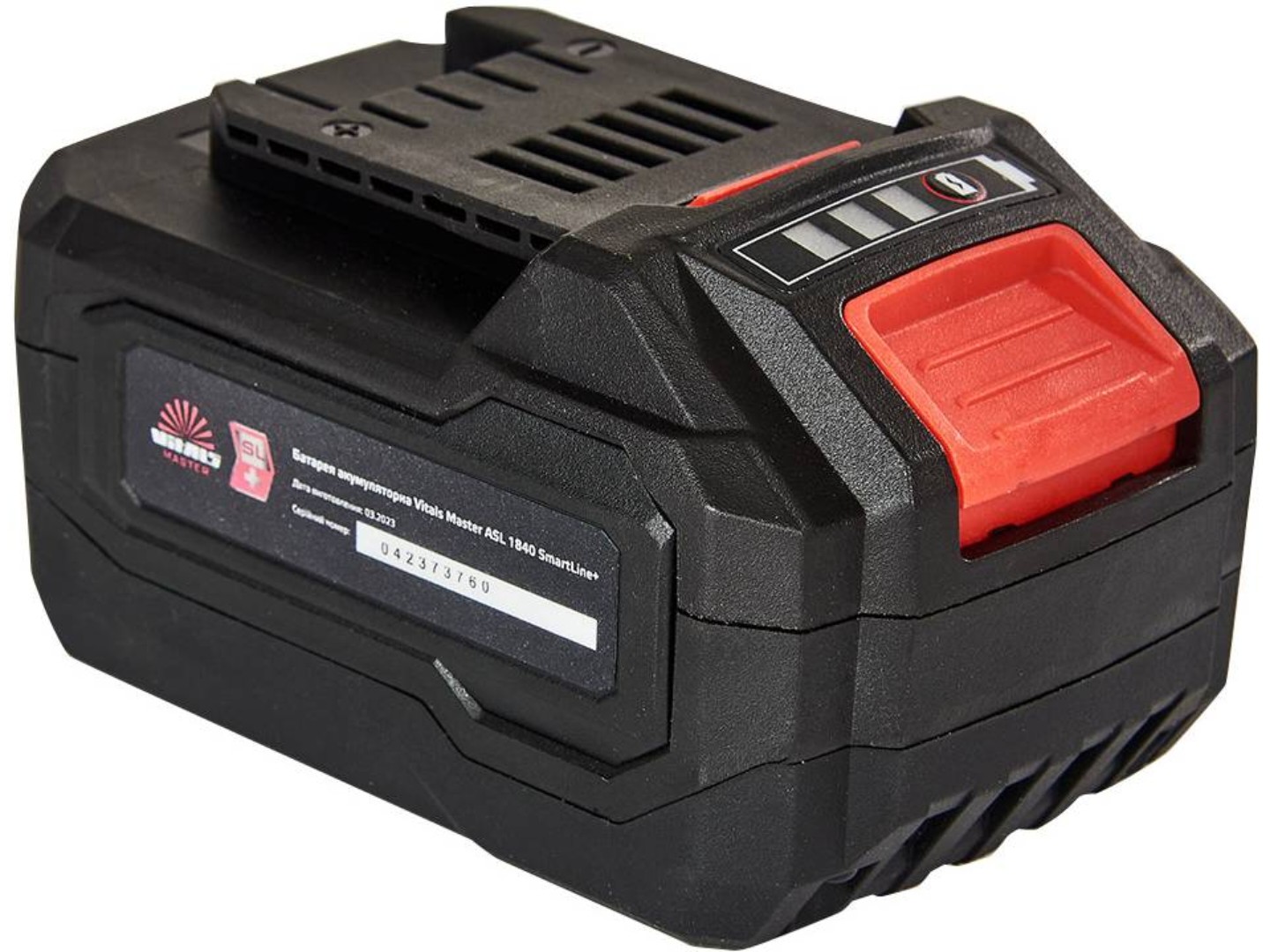 Акумулятор для електроінструментів VITALS Master ASL 1840 SmartLine+ — фото 5