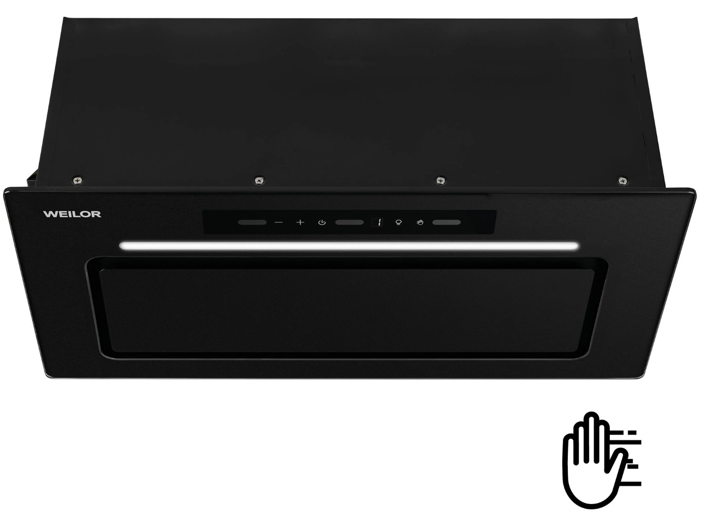 Витяжка вбудована Weilor LUMINA WBG 68 BLACK MATTE — фото 1