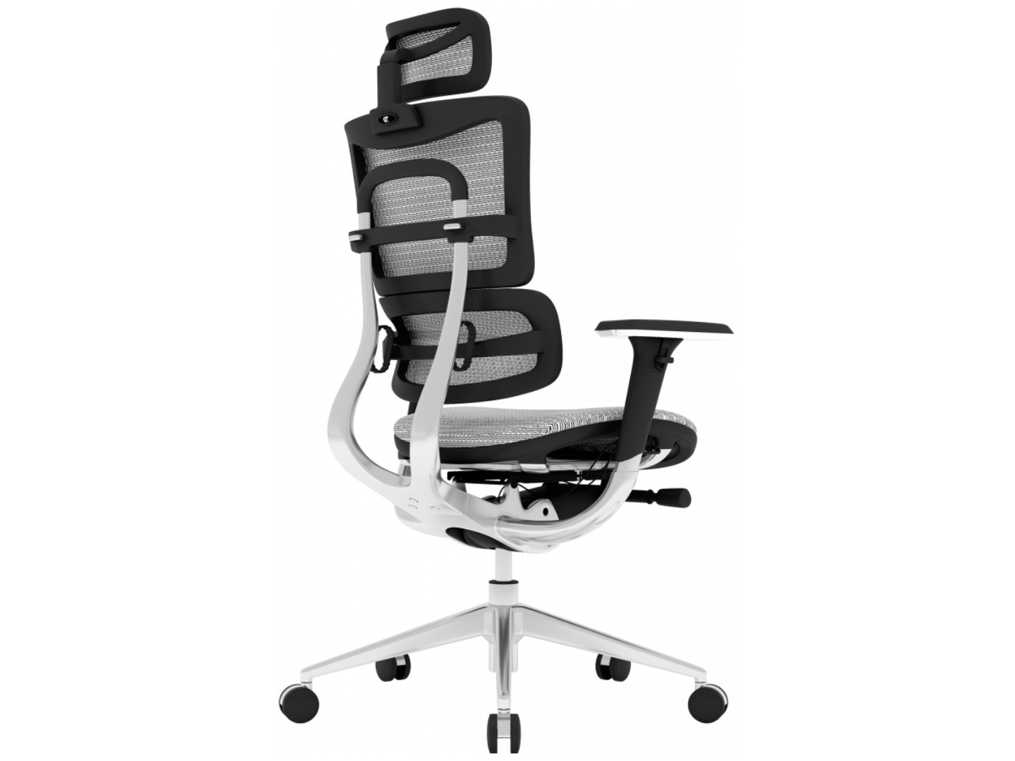 Крісло офісне GT Racer X-801 Light Gray (W17-1) — фото 5