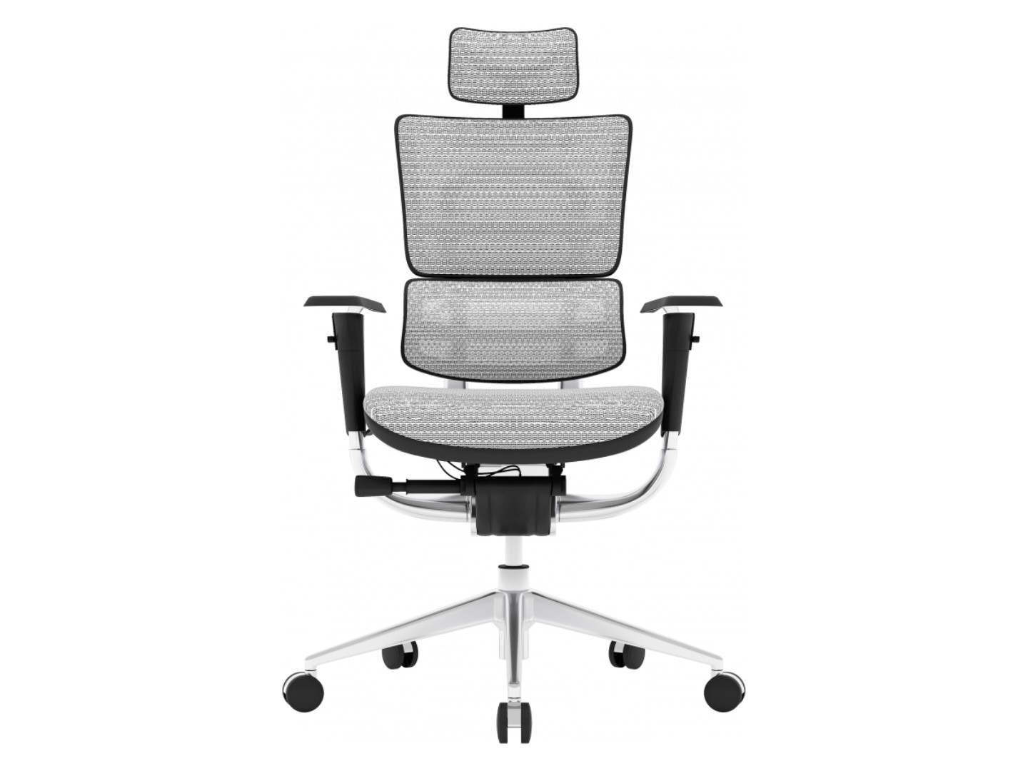 Крісло офісне GT Racer X-801 Light Gray (W17-1) — фото 1