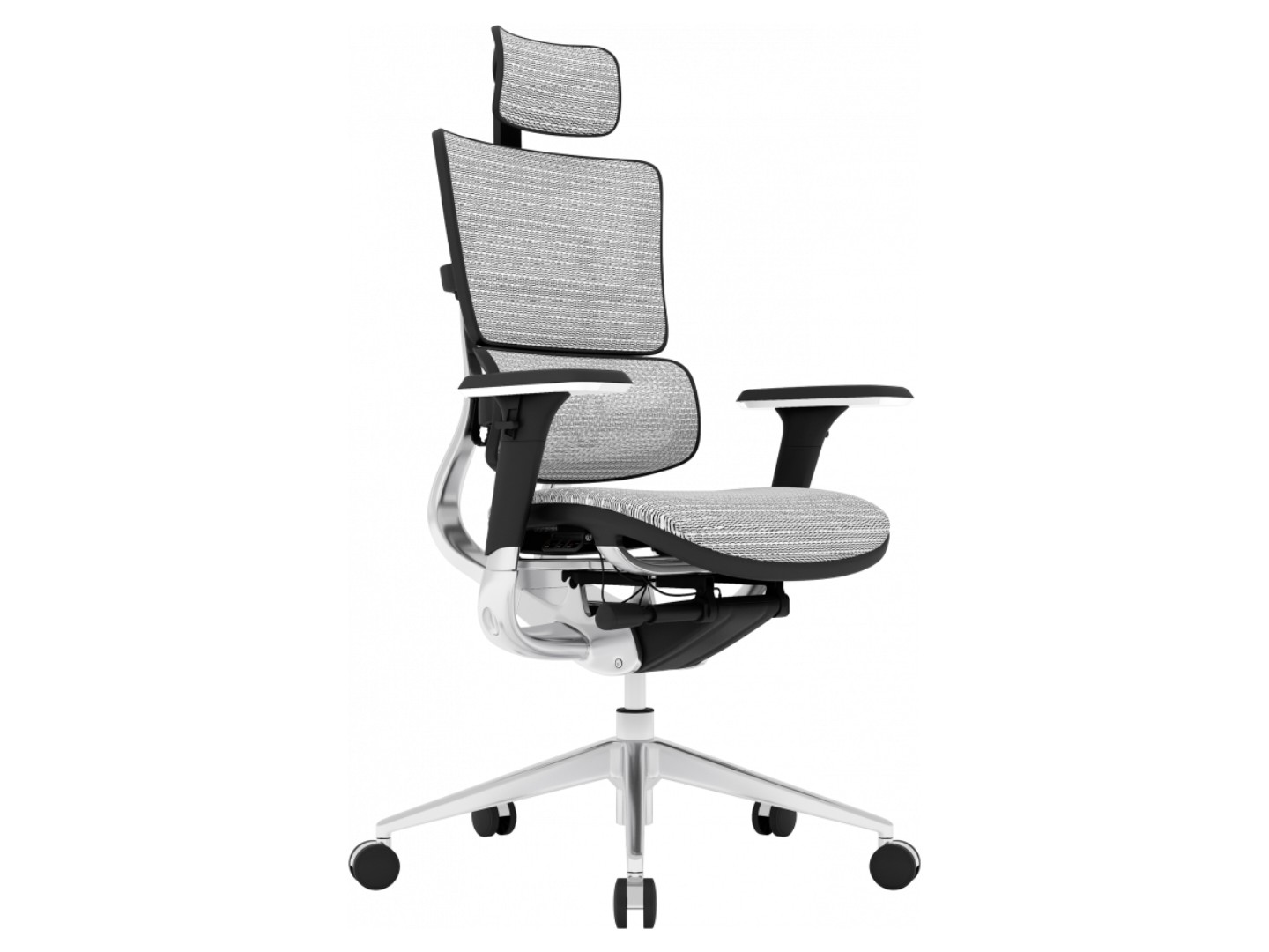 Крісло офісне GT Racer X-801 Light Gray (W17-1) — фото 2