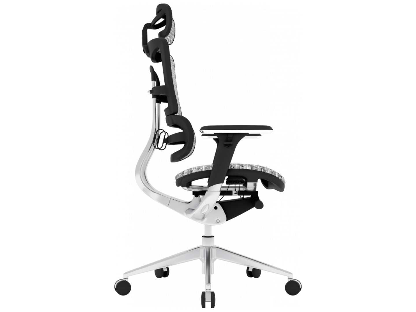 Крісло офісне GT Racer X-801 Light Gray (W17-1) — фото 4