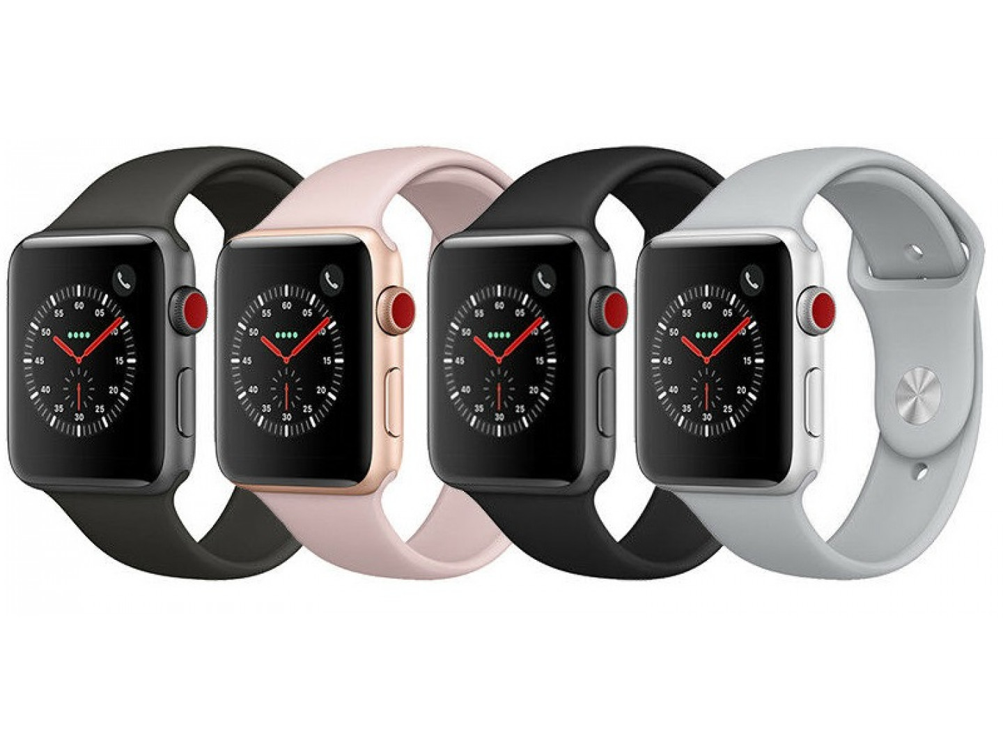 apple watch 3 silver aluminum fog sport
