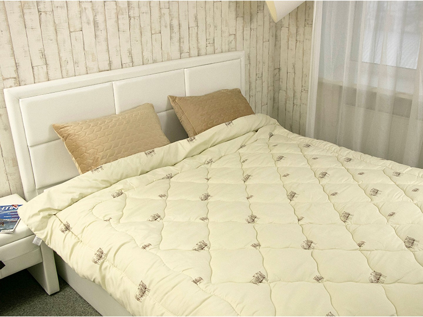 Ковдра всесезонна полуторна Руно 155х210 см вовняна Comfort+ Sheep (317.52ПШК+У_Sheep) — фото 3