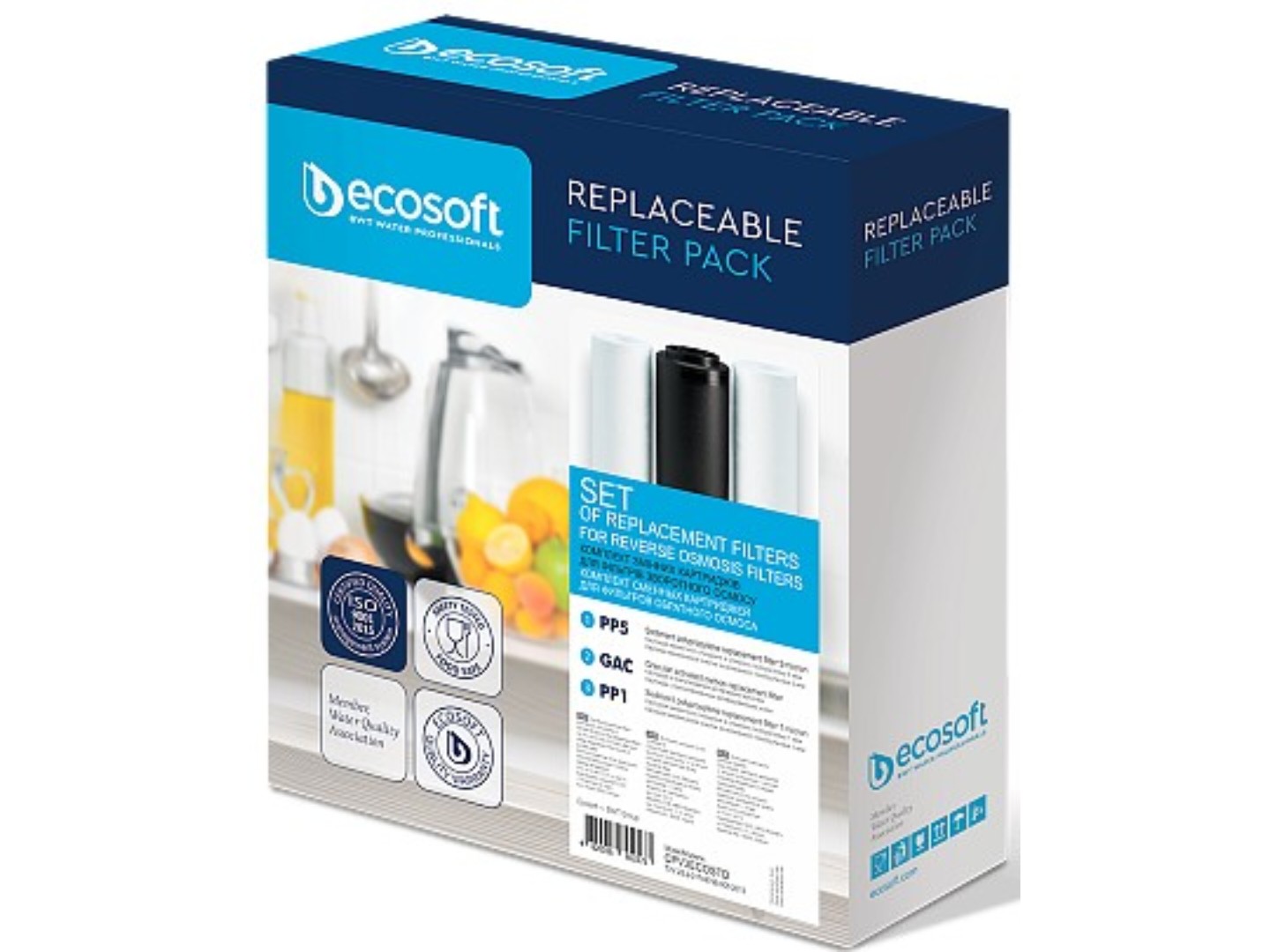 Картридж системи зворотнього осмосу Ecosoft 1-2-3 (CPV3ECOSTD) — фото 4