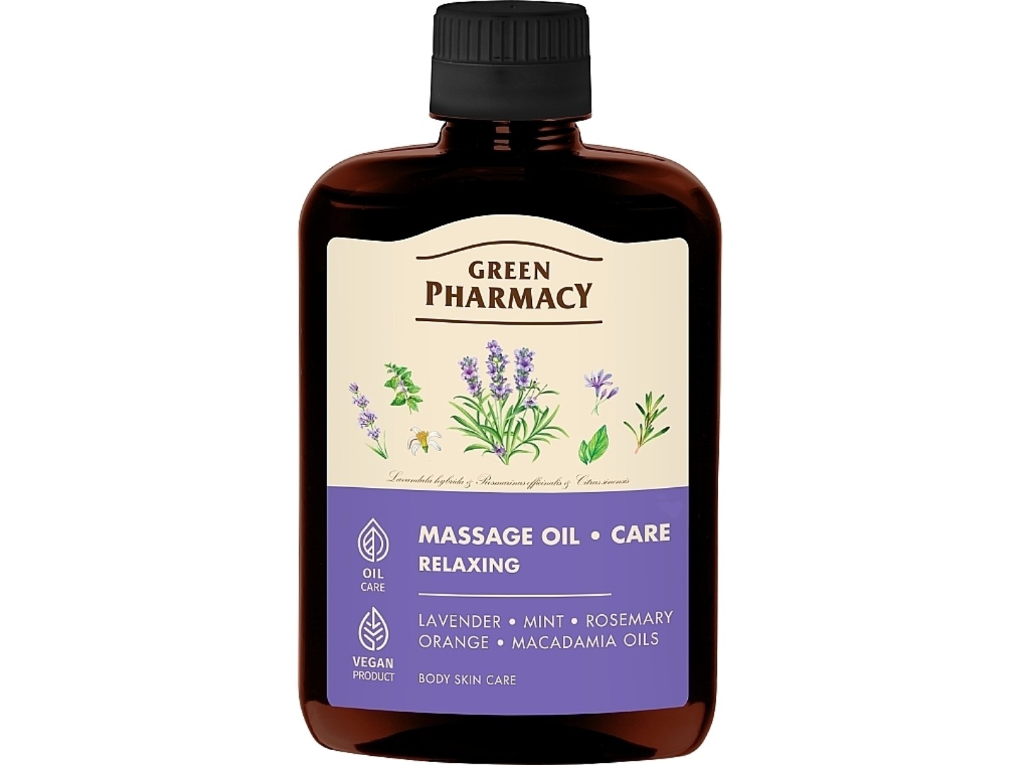 Олія для масажу Green Pharmacy розслаблююча 200 мл (4823015937095) — фото 1