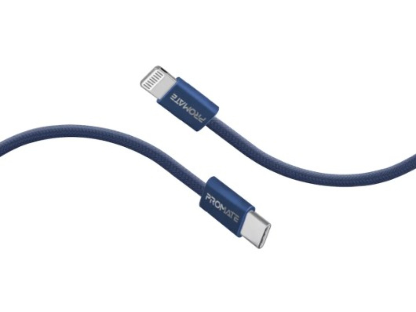 Кабель Promate USB Type-C-Lightning (ecoline-ci120.navy) — фото 1