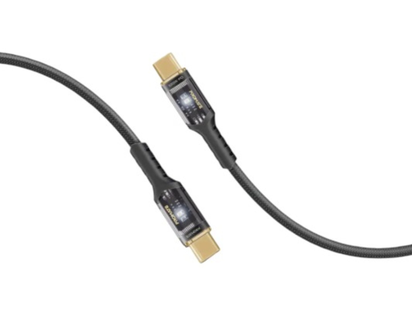 Кабель Promate USB Type-C - USB Type-C (lucidline-cc200.black)