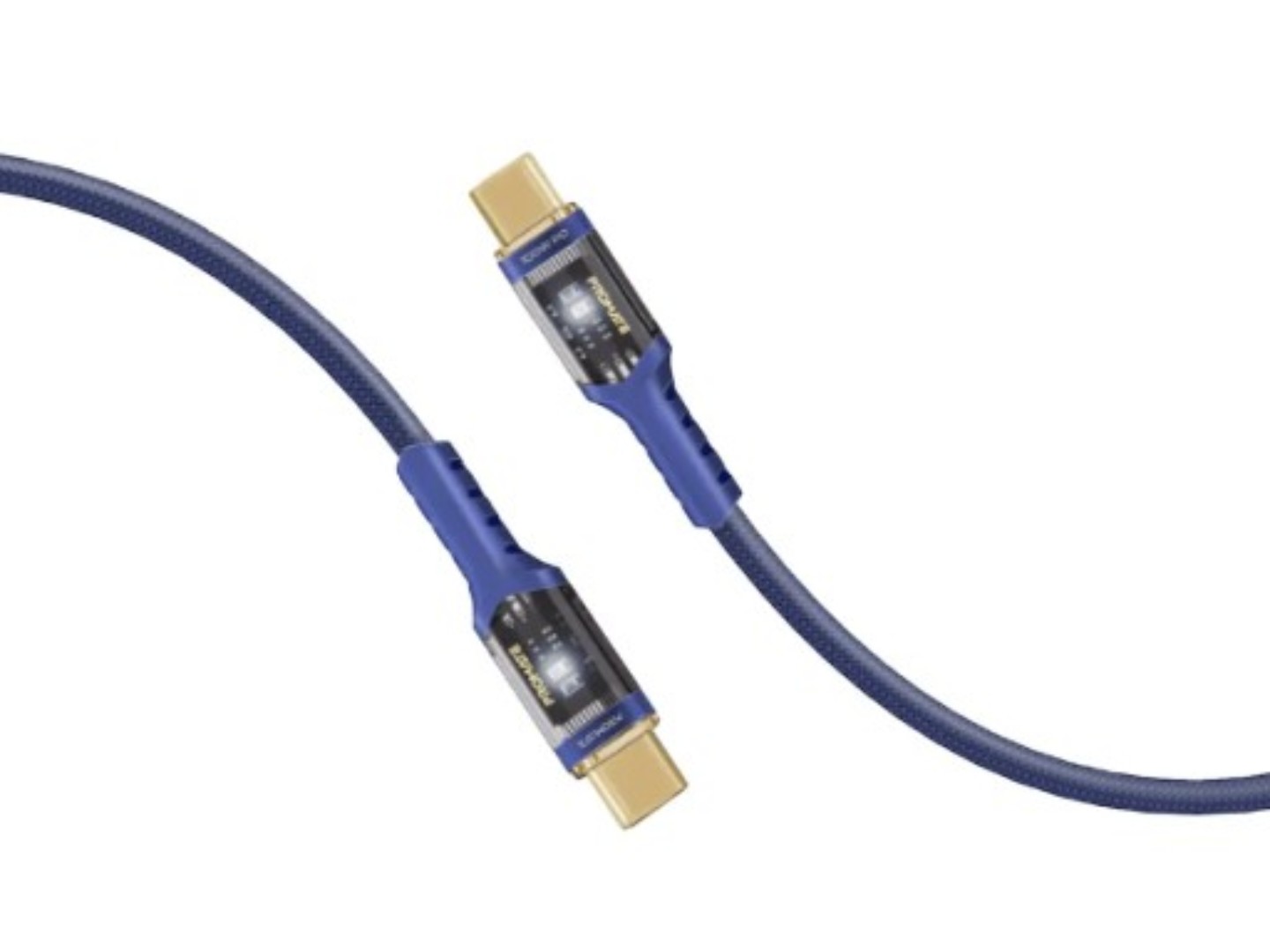Кабель Promate USB Type-C - USB Type-C (lucidline-cc120.navy)
