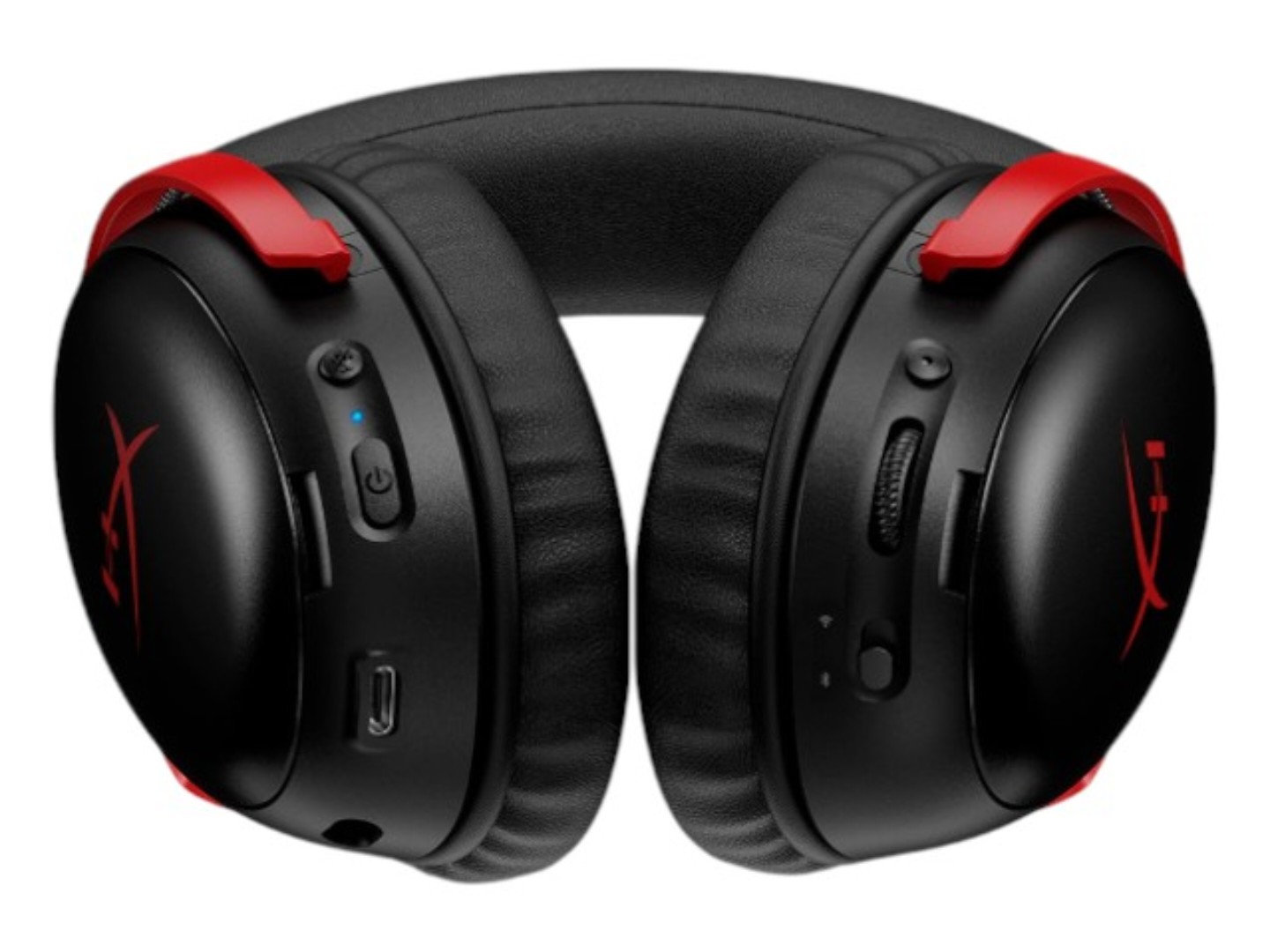 Гарнітура бездротова ігрова HyperX Cloud III S, WL/USB-A/USB-C Black-Red (A59Z0AA) — фото 7