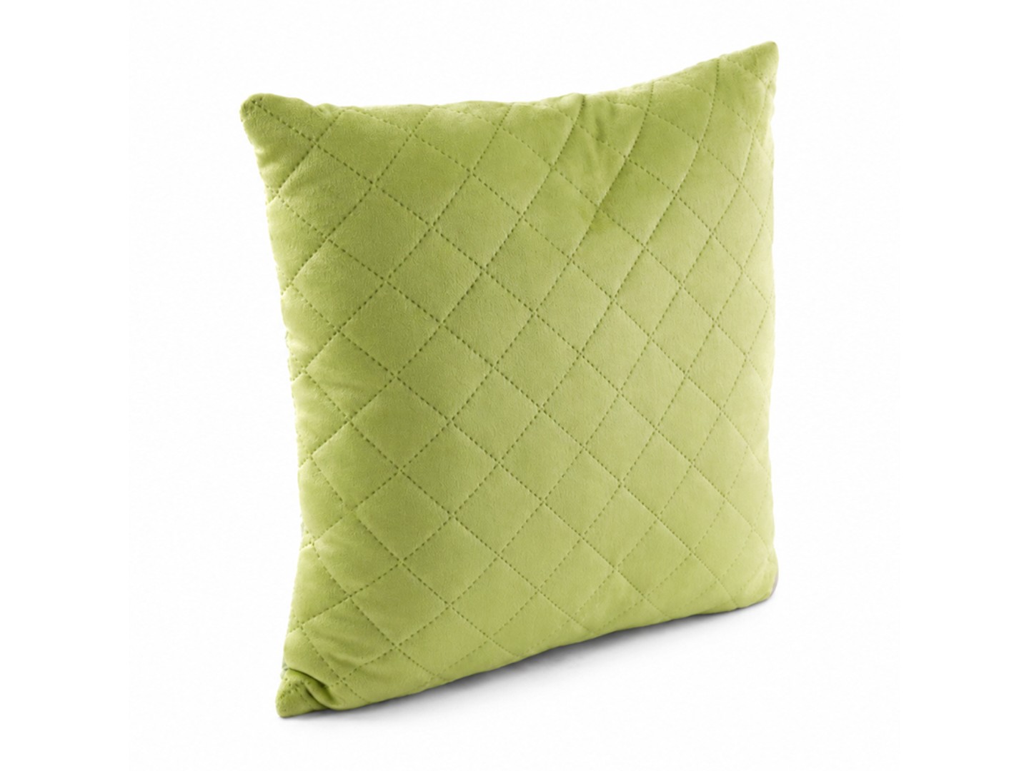 Подушка декоративна Руно 40х40 VeLour Olive Green (311.55_Olive Green ромб) — фото 1