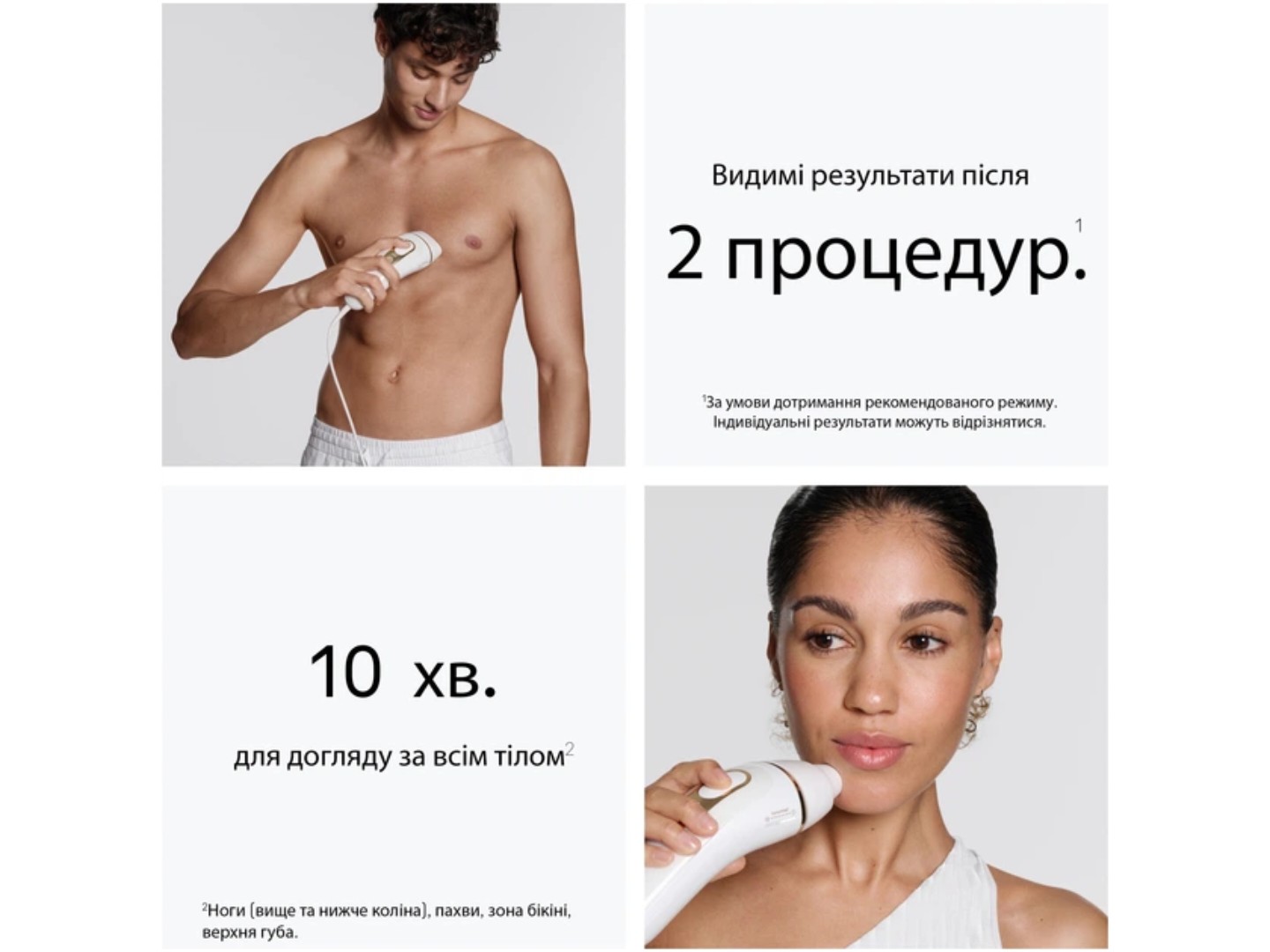Фотоепілятор Braun Silk Expert Pro 5 PL5412 + Тример для обличчя + Бритва Gillette Venus Extra Smooth + Косметичка (8700216938006) — фото 2