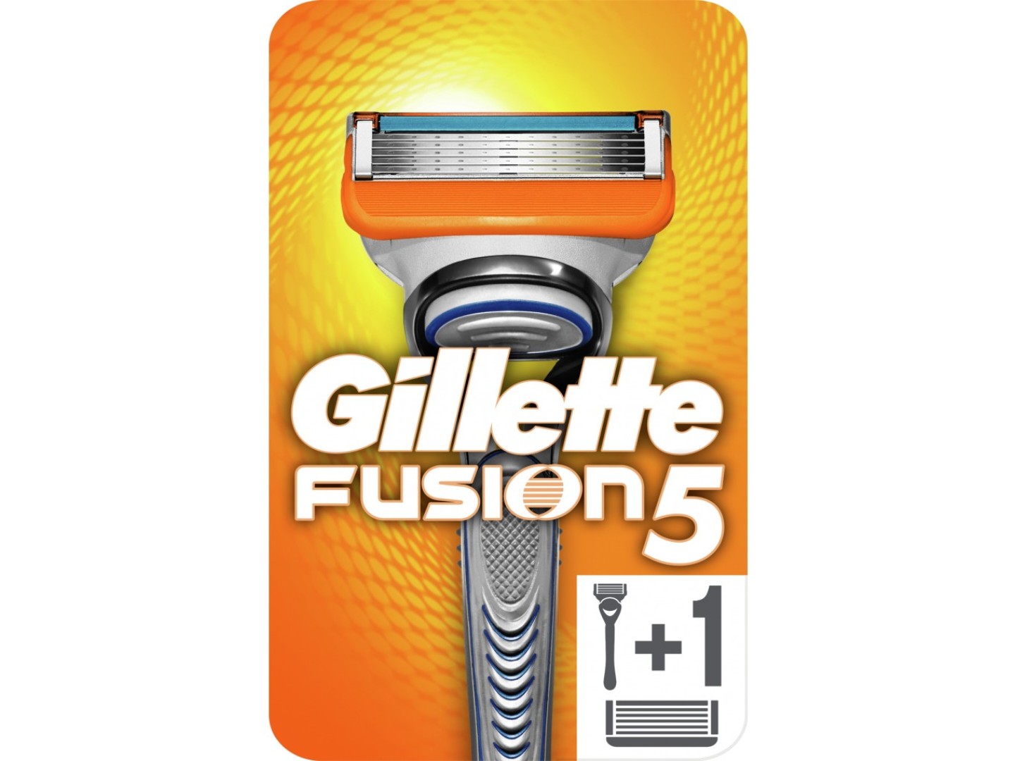 Станок чоловічий Gillette FUSION Верстат + 2 картриджа 1шт — фото 1