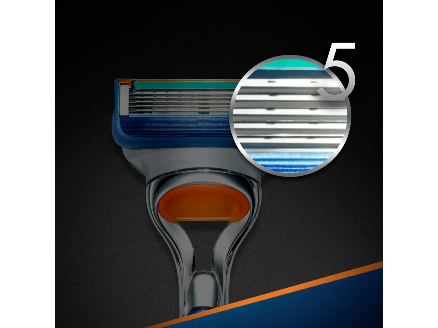 Станок чоловічий Gillette FUSION Верстат + 2 картриджа 1шт — фото 2