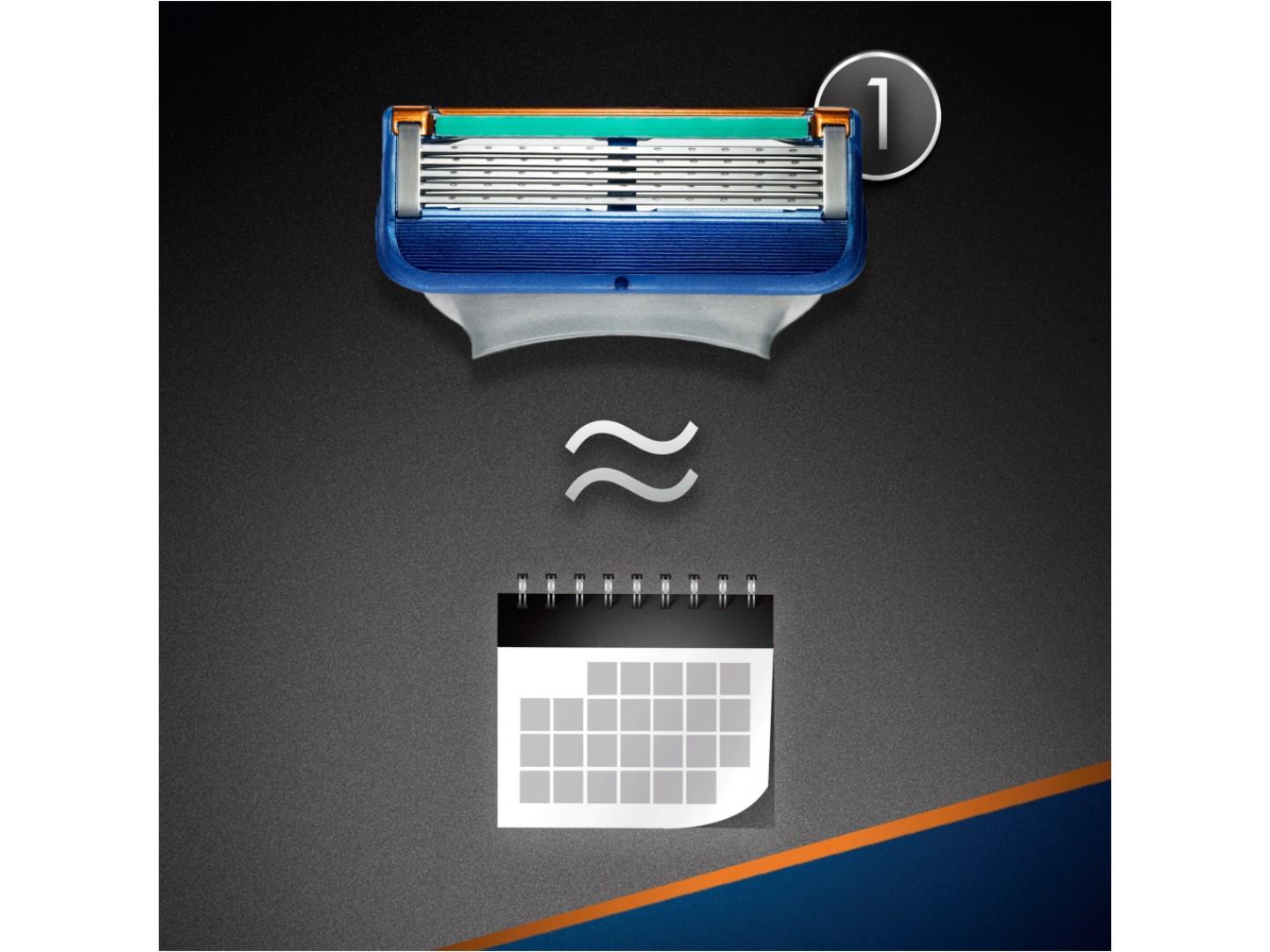 Станок чоловічий Gillette FUSION Верстат + 2 картриджа 1шт — фото 5