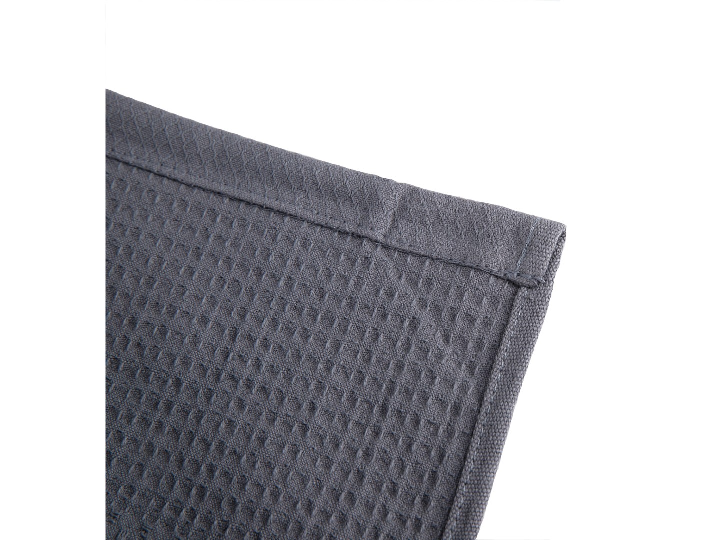 Простирадло євро GM Textile літнє вафельне сіре 200х220 — фото 10