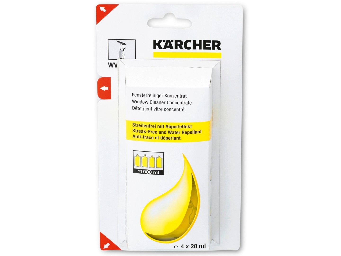 Засіб для чищення скла Karcher 4х20 мл (6.295-302.0) — фото 2