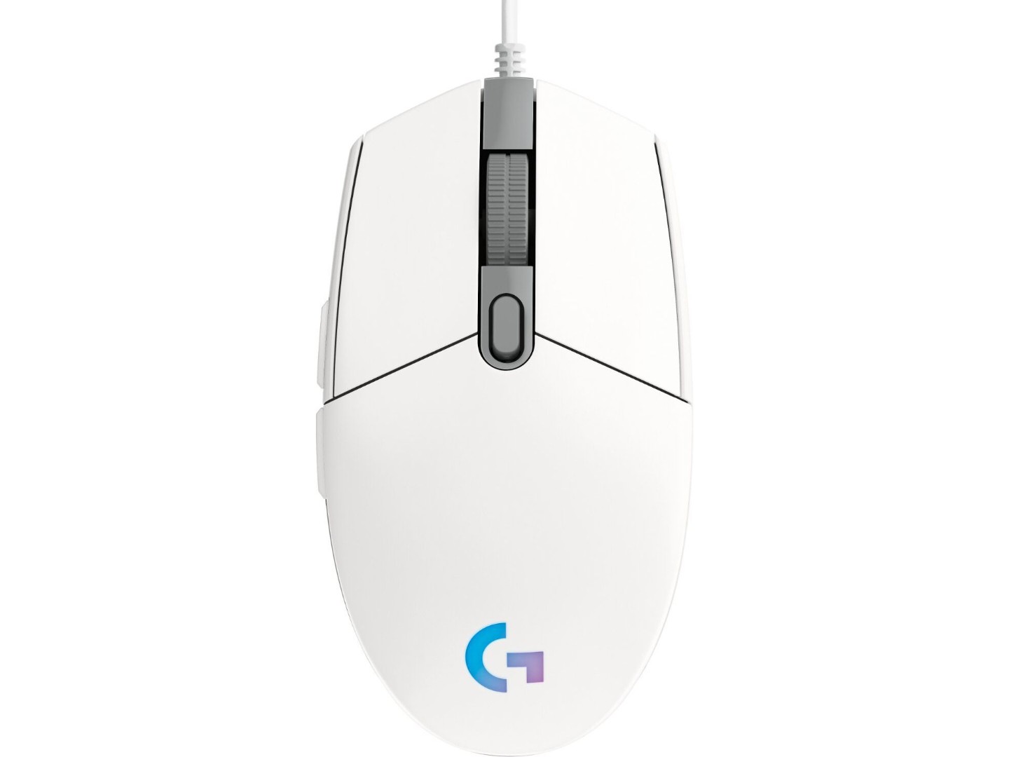 Миша дротова Logitech G102 Lightsync White