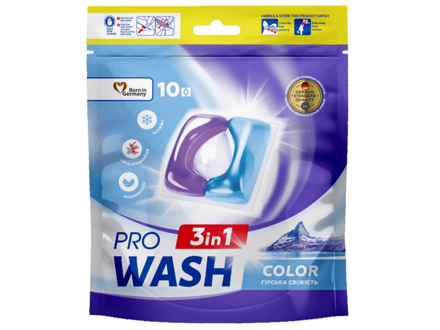 Капсули для прання ProWash Гірська свіжість 10 шт — фото 1