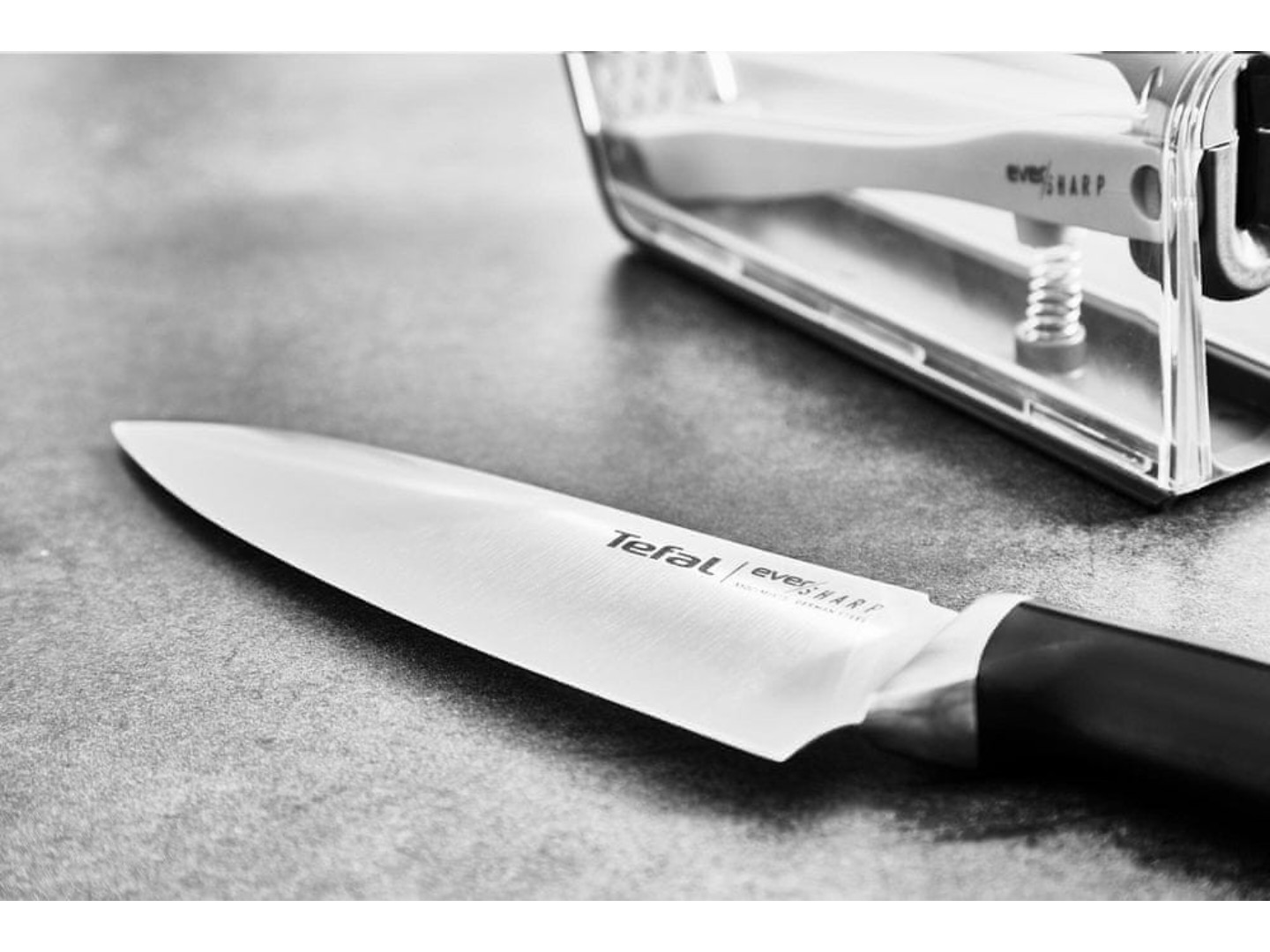 Ніж кухонний Tefal Eversharp 16.5 см з чохлом-точилкою (K2569004) — фото 18