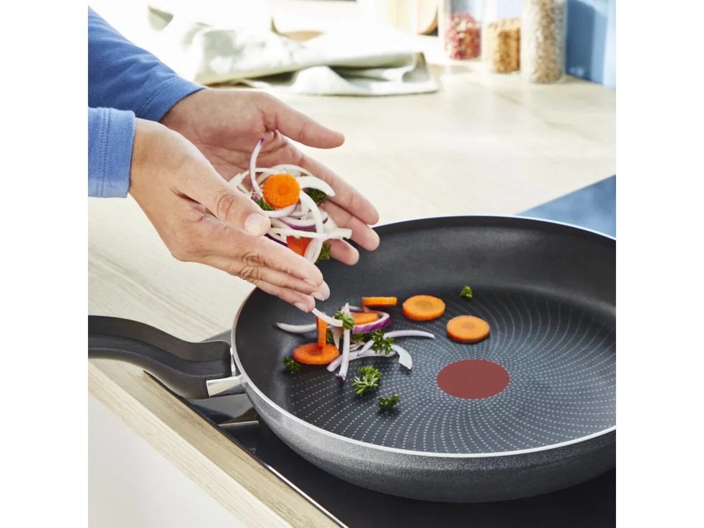 Сковорода універсальна Tefal H0560642_SET So'Light 28 см з кришкою — фото 9