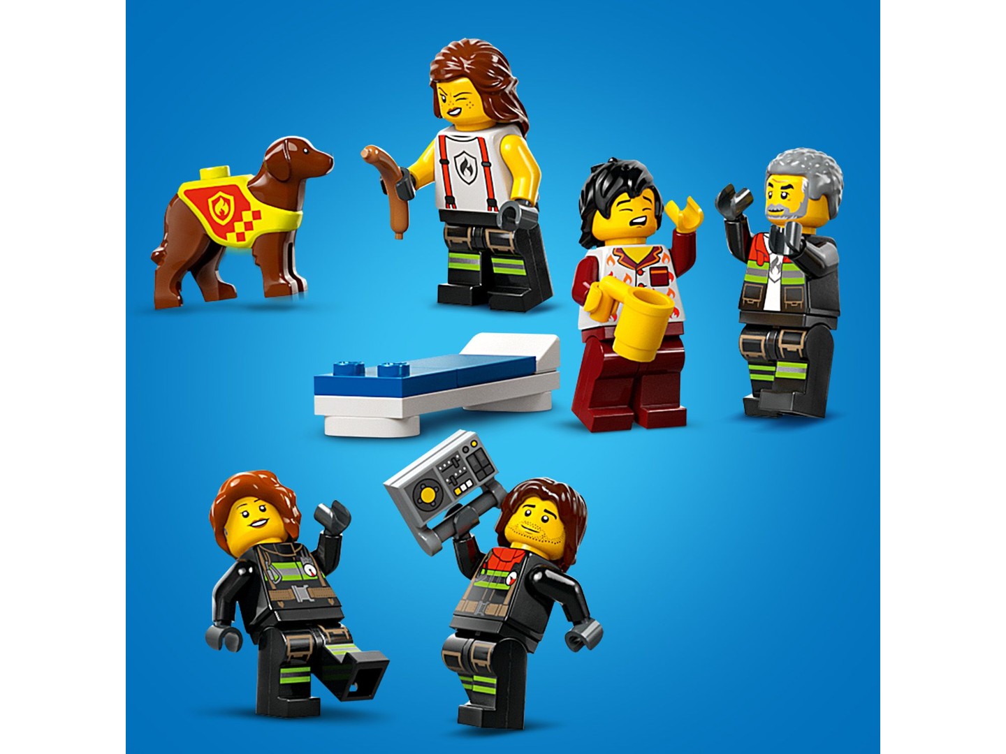 Конструктор LEGO City Пожежне депо з пожежною машиною (60414) — фото 6