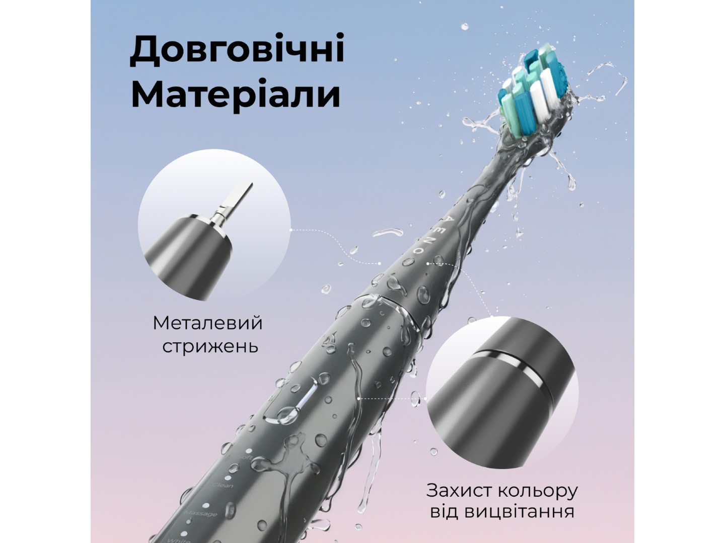 Зубна щітка електрична AENO DB10G (ADB0010G) — фото 10