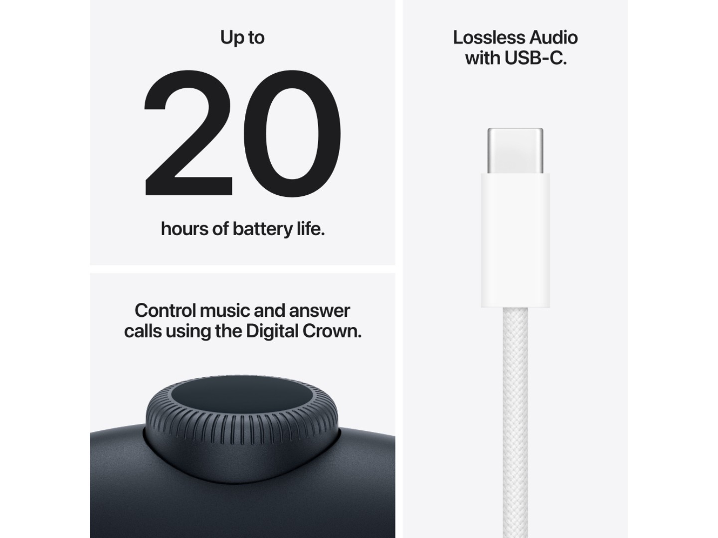 Навушники повнорозмірні бездротові Apple AirPods Max 2 Midnight (MHWK4ZE/A) — фото 8