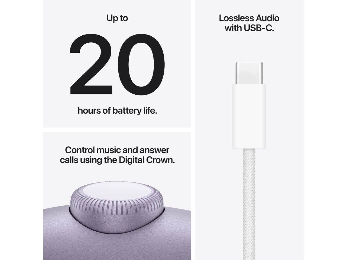 Навушники повнорозмірні бездротові Apple AirPods Max 2 Purple (MHWP4ZE/A) — фото 7