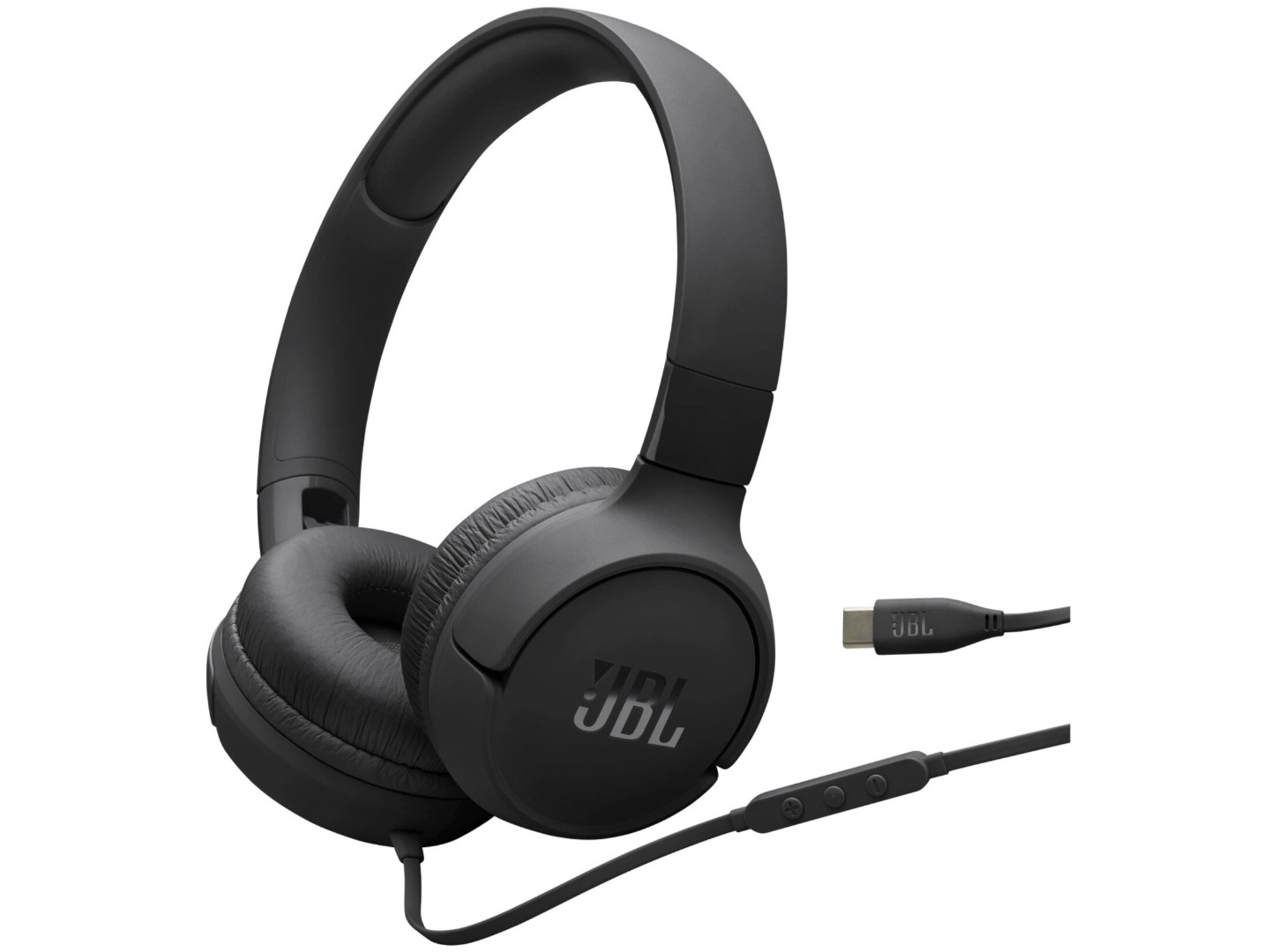 Навушники накладні дротові JBL Tune 520C USB-C Black (JBLT520CBLK) — фото 1