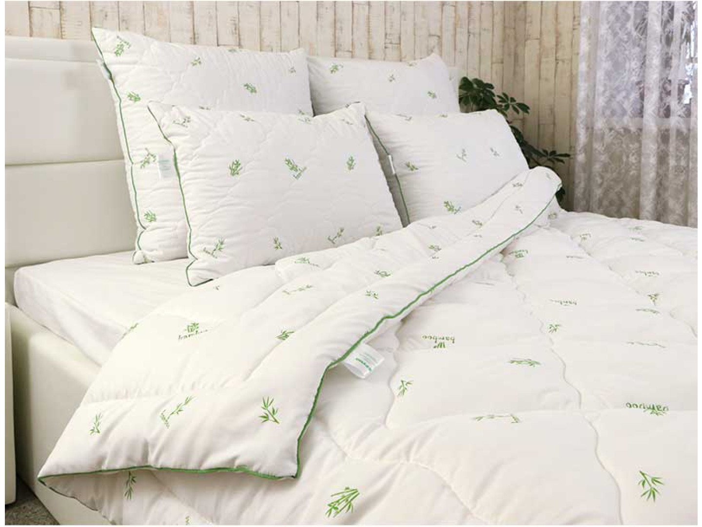 Подушка стандартна Руно 50х70 бамбукова (310.52_Bamboo Style) — фото 4
