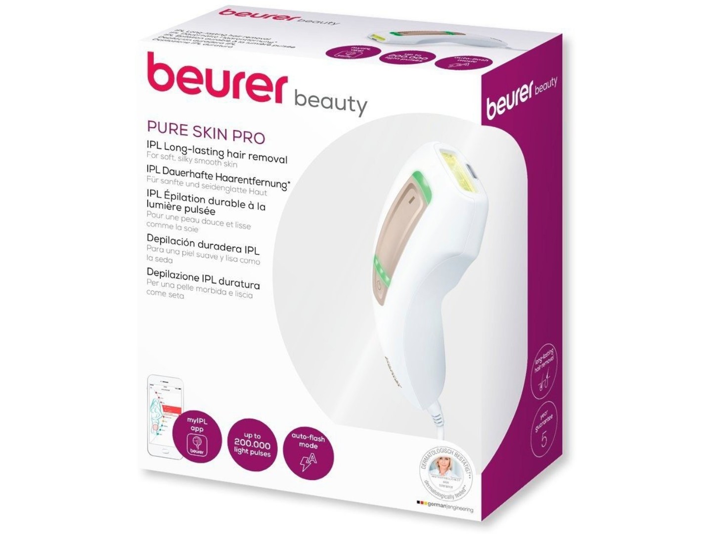 Фотоепілятор Beurer IPL Pure Skin Pro — фото 4