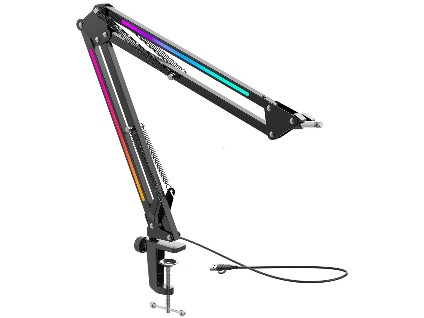 Стійка-пантограф для мікрофона Fifine BM38 Black RGB