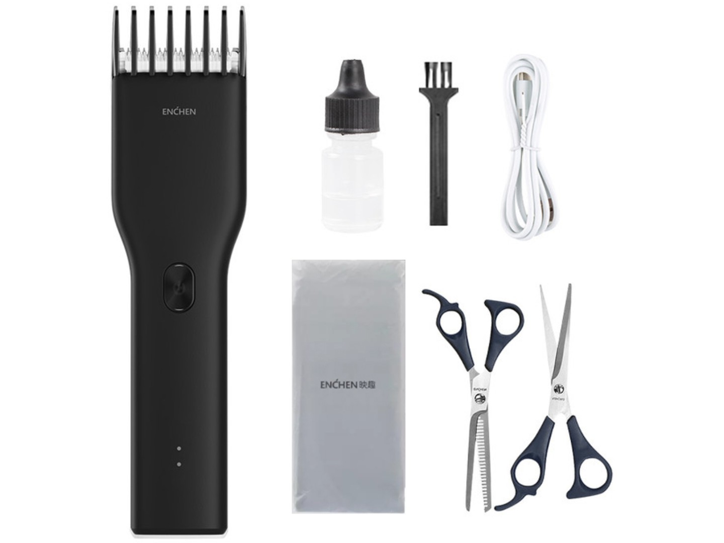 Машинка для стрижки волосся Enchen Boost Black Set