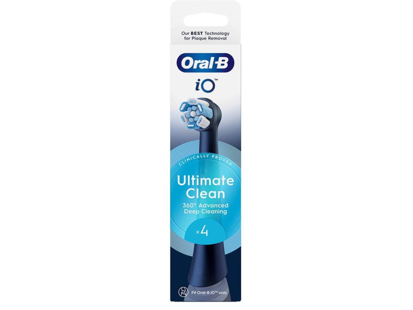 Насадка для зубної щітки Oral-B Braun iO Ultimate Clean Black 4 од — фото 11
