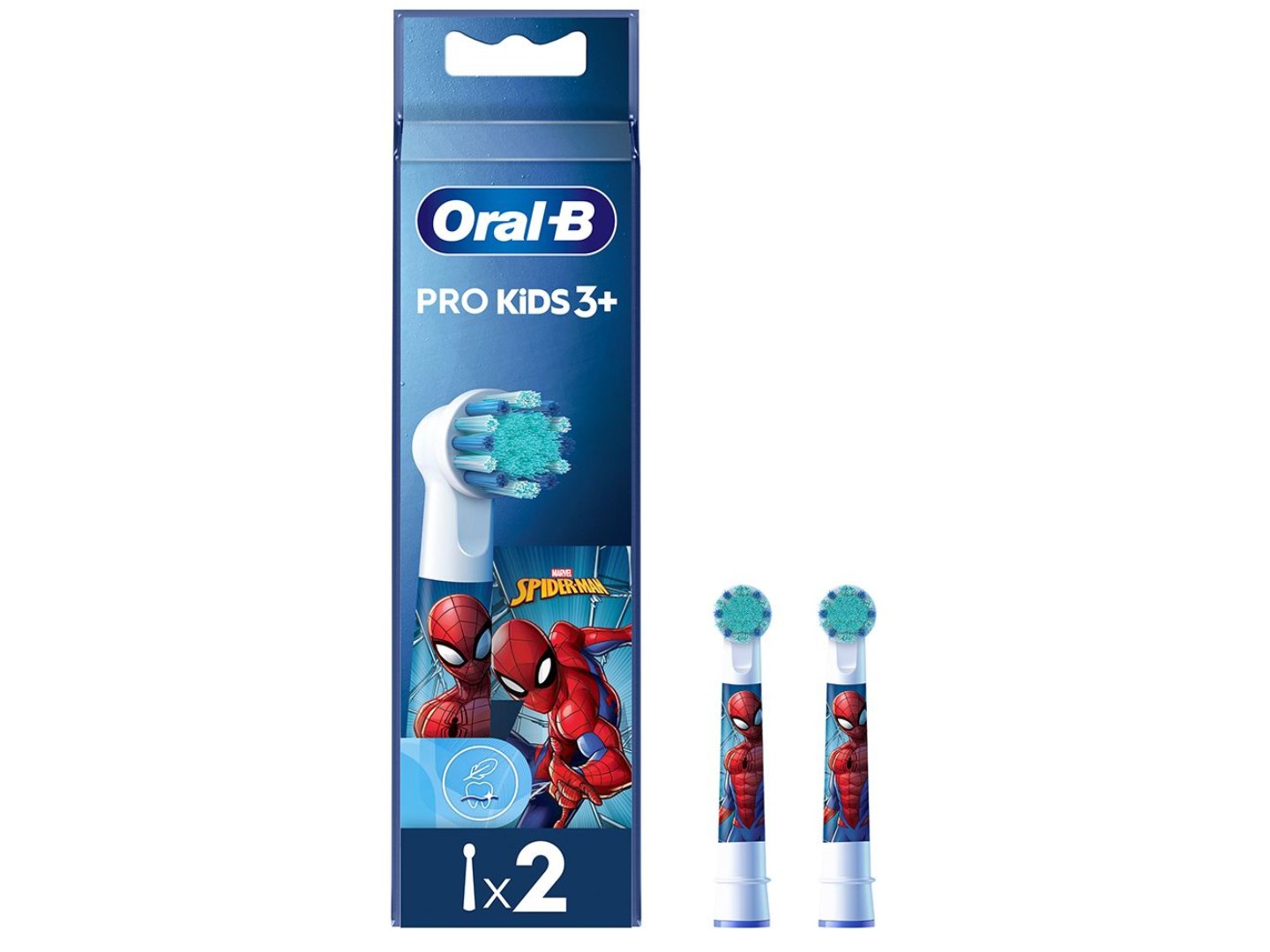 Насадка для зубної щітки Oral-B Braun Людина Павук EB10S 2 шт — фото 1