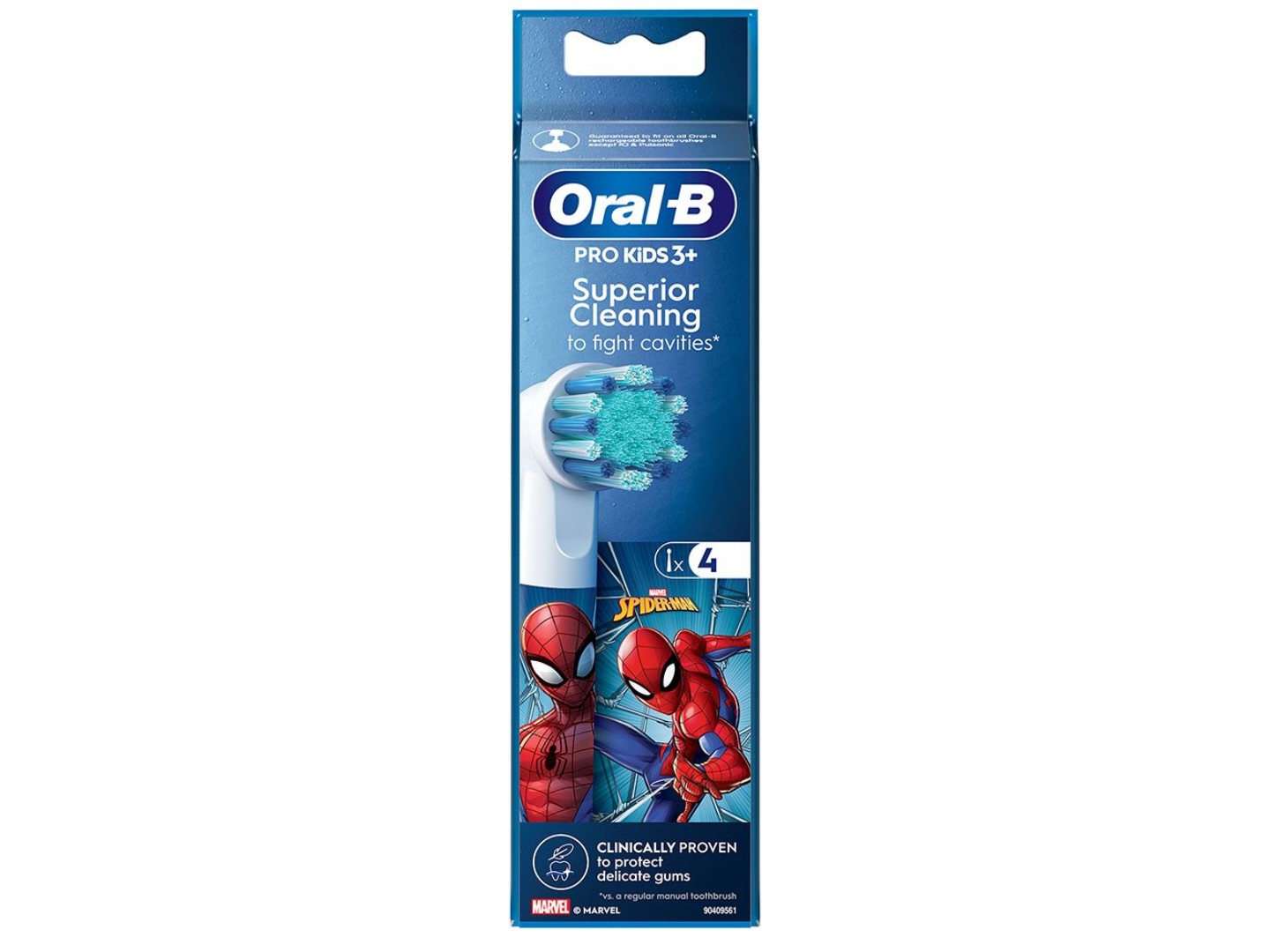 Насадка для зубної щітки Oral-B Braun Людина Павук EB10S 4шт — фото 2