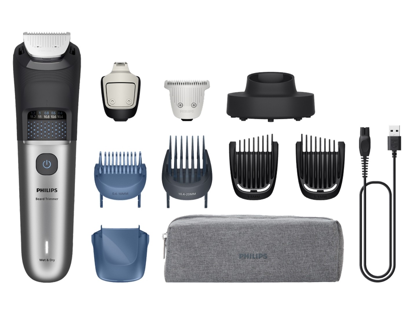 Тример для вусів і бороди Philips BT7670/15 серії 7000 — фото 1