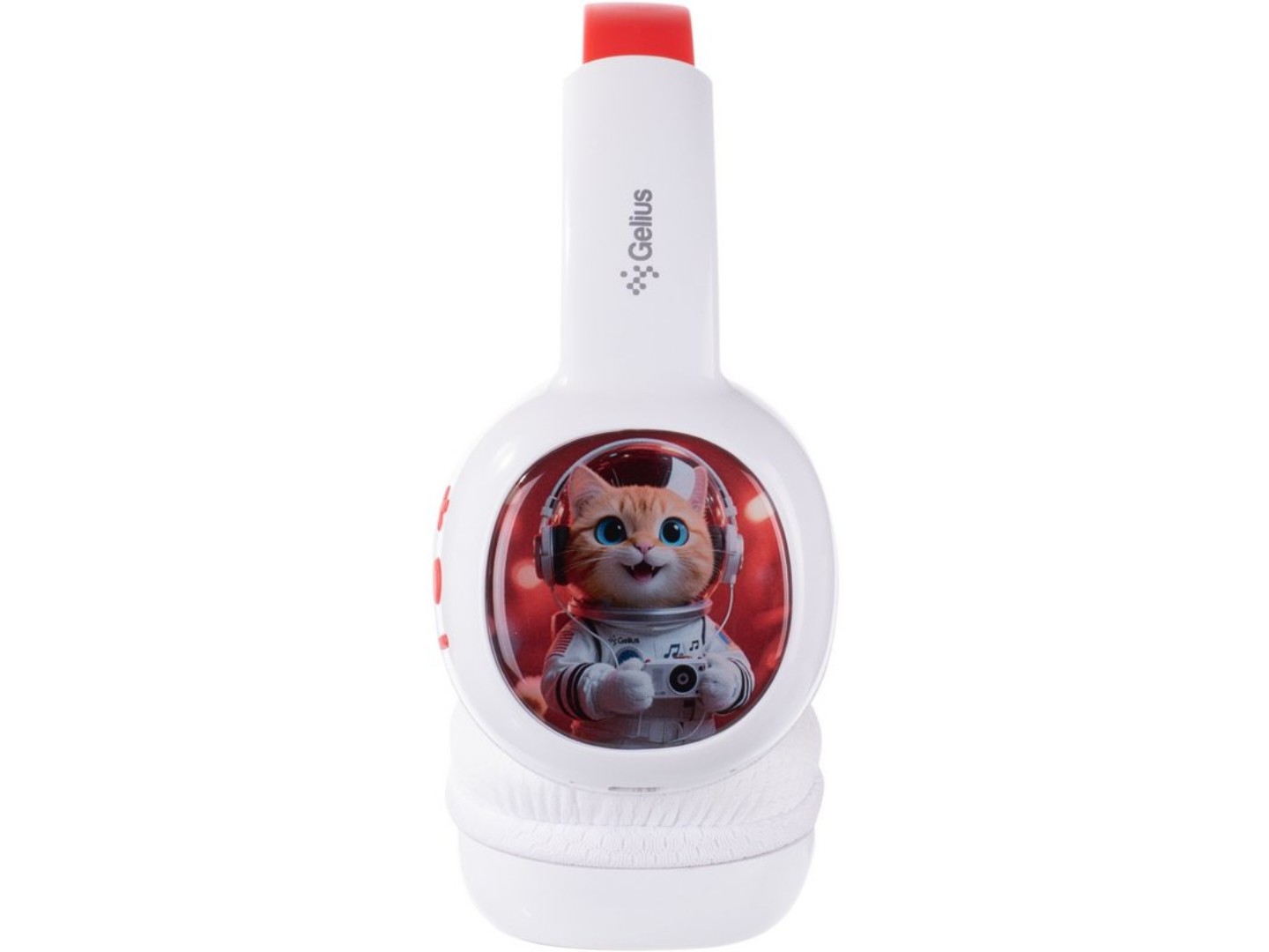 Навушники накладні бездротові Gelius KIDPlay GP HP-010 White/Red (101292) — фото 6