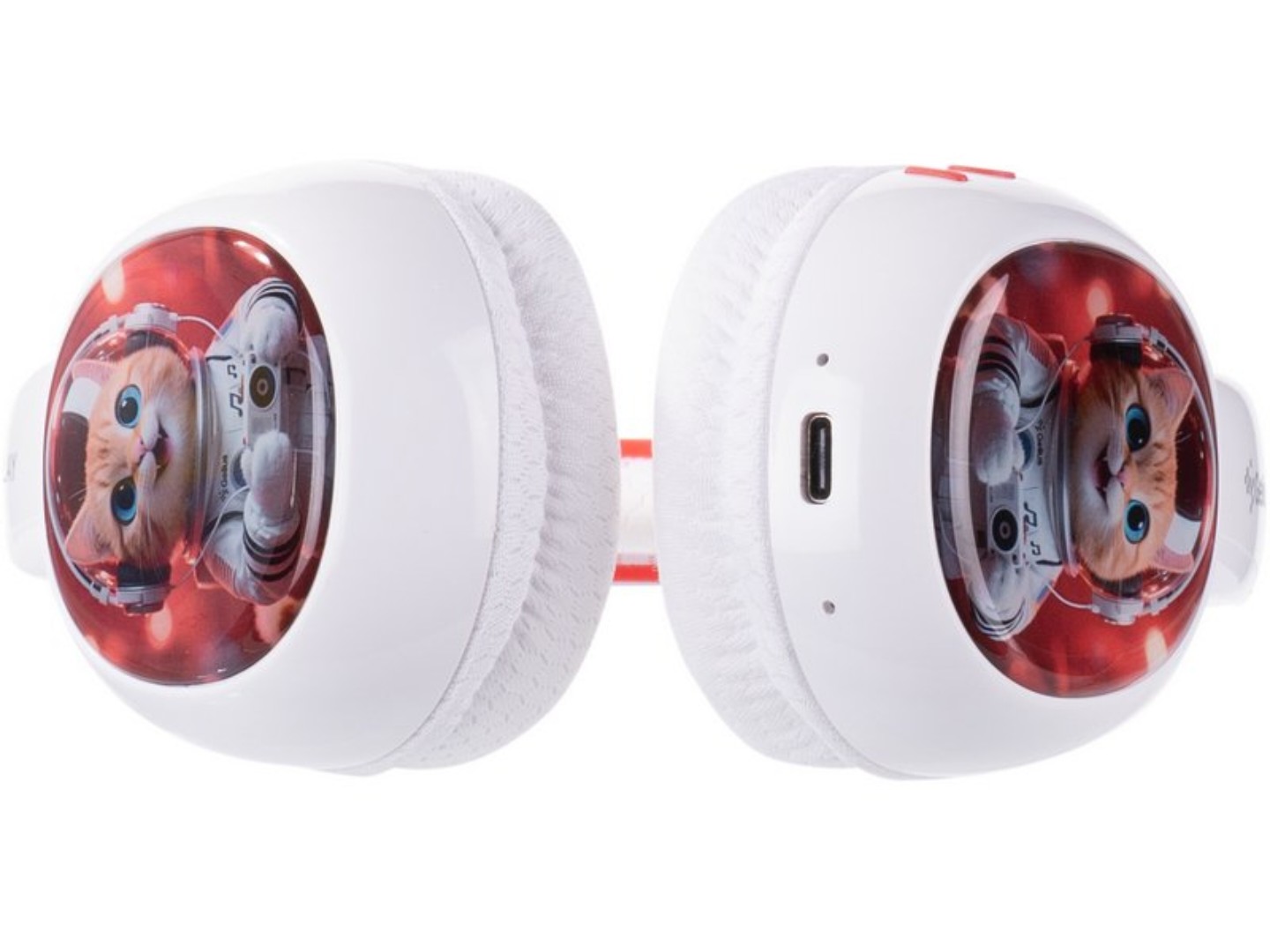 Навушники накладні бездротові Gelius KIDPlay GP HP-010 White/Red (101292) — фото 5