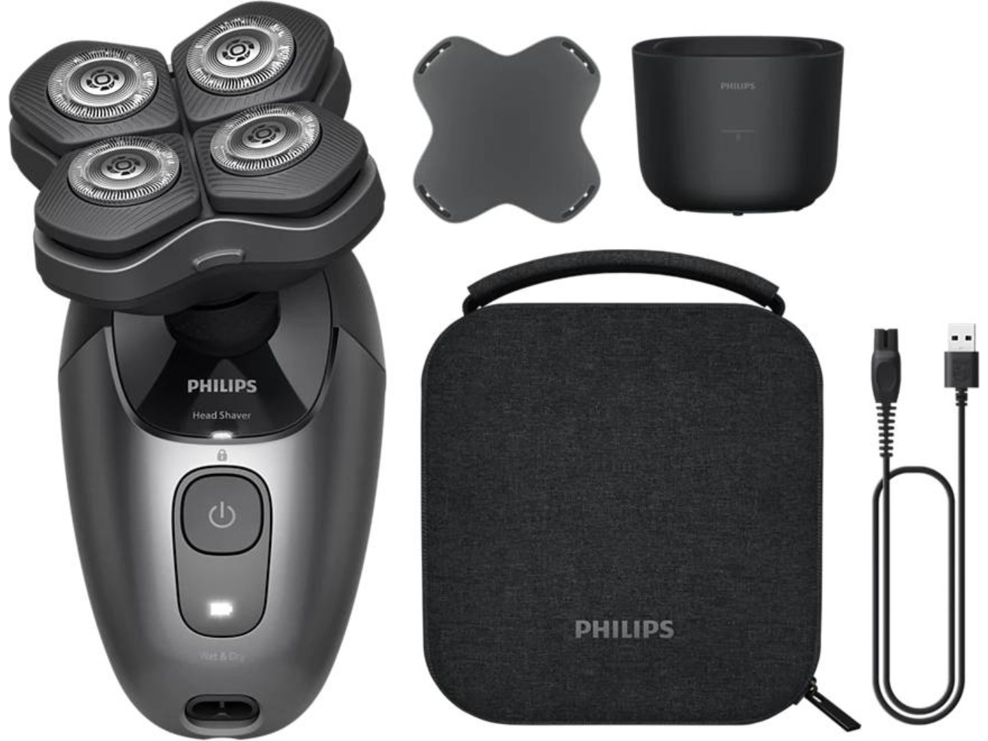Бритва для голови Philips HS7980/15 Pro серії 7000