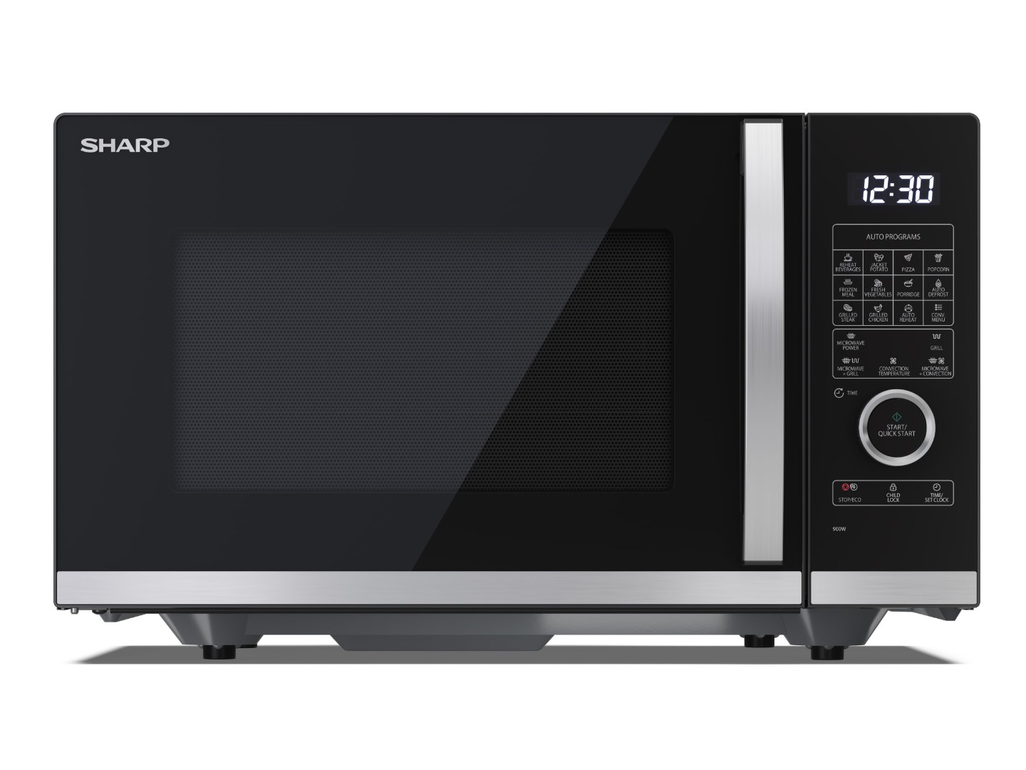 Мікрохвильова піч (НВЧ) Sharp YC-QC254AE-B