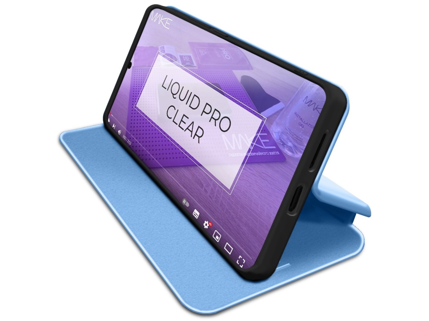 Чохол для смартфону MAKE Flip for Xiaomi Redmi Note 15 Pro, Glacier Blue 4G (MCP-XRN15PGB) — фото 3