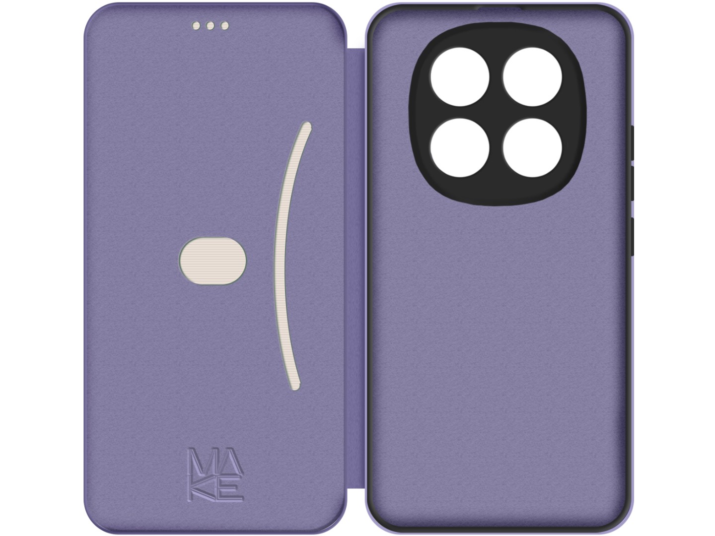 Чохол для смартфону MAKE Flip for Xiaomi Redmi Note 15 Pro 5G, Mist Purple (MCP-XRN15P5GPL) — фото 3
